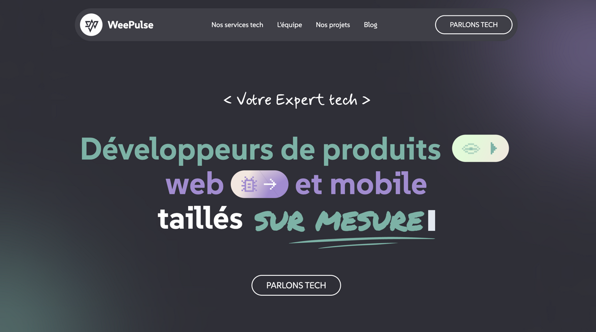Aperçu du projet WeePulse